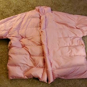 Cynthia Rowley OS Pink Puffer Coat